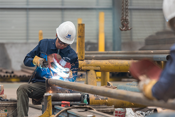通辽网架焊接车间
